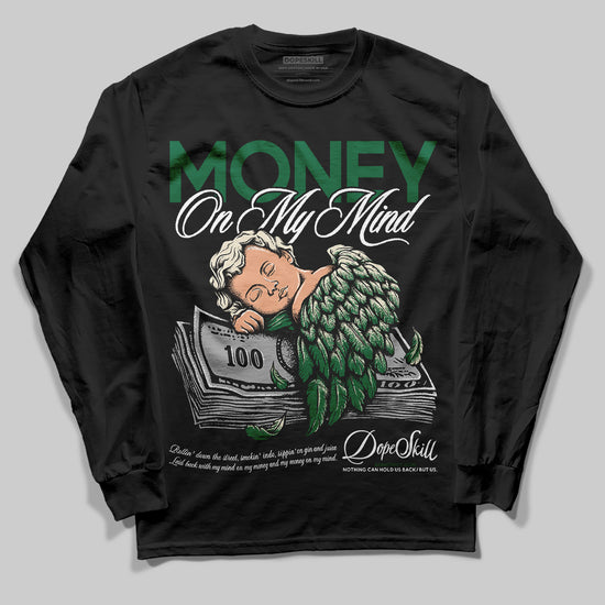 Jordan 13 GS “Pine Green” DopeSkill Long Sleeve T-Shirt MOMM Graphic Streetwear - Black