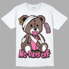 Dunk Low Smokey Mauve Playful Pink DopeSkill T-Shirt Hurt Bear Graphic Streetwear - White