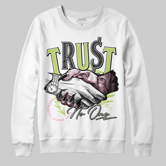 Chase B x Travis Scott x Jordan Jumpman Jack DopeSkill Sweatshirt Trust No One Graphic Streetwear - White