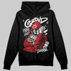 Black and White Sneakers DopeSkill Hoodie Grind Pray Graphic Streetwear - Black