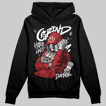 Black and White Sneakers DopeSkill Hoodie Grind Pray Graphic Streetwear - Black