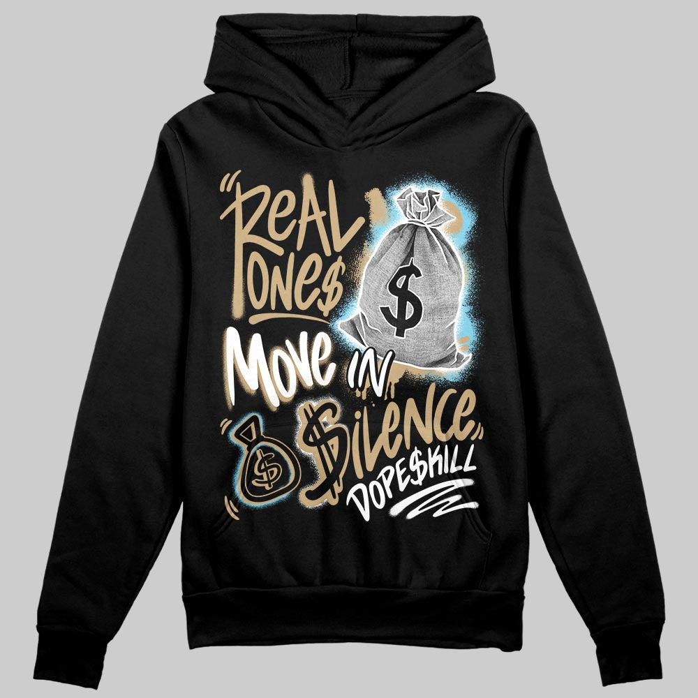 Jordan 11 City Pack “H-Town” DopeSkill Hoodie Sweatshirt Real Ones Move In Silence Graphic Streetwear - Black