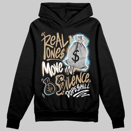 Jordan 11 City Pack “H-Town” DopeSkill Hoodie Sweatshirt Real Ones Move In Silence Graphic Streetwear - Black