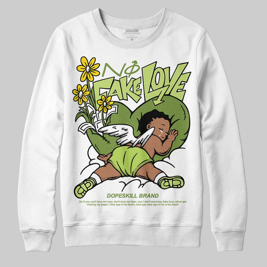 Dunk Low Pro SB 'Fruity Pack - Green Apple' DopeSkill Sweatshirt No Fake Love Graphic Streetwear - White