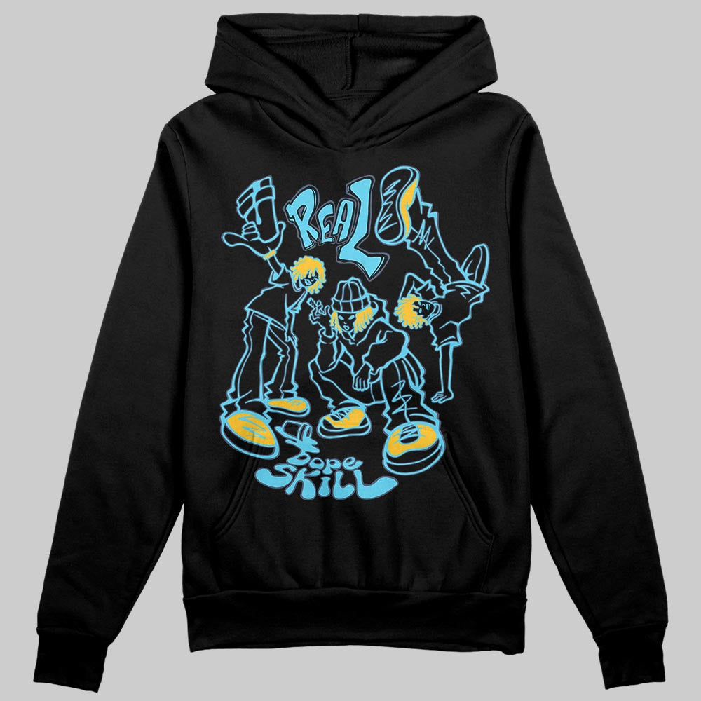 Jordan 11 Retro Gamma Blue (2025) DopeSkill Hoodie Sweatshirt Real Y2K Players Graphic Streetwear - Black