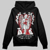 Jordan 11 “Bred Velvet” DopeSkill Hoodie Sweatshirt Angels Graphic Streetwear - Black