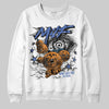 Royal Blue Sneakers DopeSkill Sweatshirt MILF Graphic Streetwear - White 