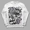 Jordan 2 Cement Grey DopeSkill Long Sleeve T-Shirt Don't Quit Graphic Streetwear - White