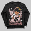 Jordan 40 “Dusty Rose” DopeSkill Long Sleeve T-Shirt Heaven Sent Graphic Streetwear - Black