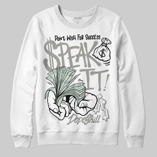 Jordan 1 Retro Low OG Year of the Snake (2025) DopeSkill Sweatshirt Speak It Graphic Streetwear - White