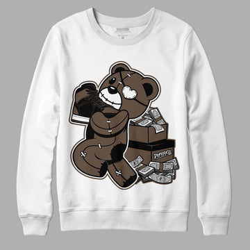 Jordan 1 Retro High OG Palomino DopeSkill Sweatshirt Bear Steals Sneaker Graphic Streetwear - White 