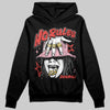 Red Sneakers DopeSkill Hoodie No Rules Graphic Streetwear - Black
