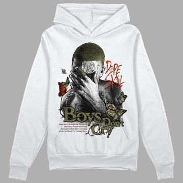 Olive Sneakers DopeSkill Hoodie Sweatshirt Boys Don't Cry Graphic Streetwear - White 