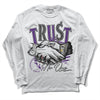 Jordan 12 “Field Purple” DopeSkill Long Sleeve T-Shirt Trust No One Graphic Streetwear - White