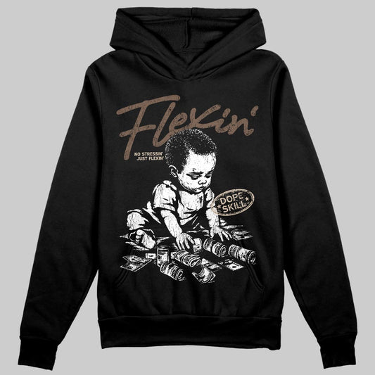 A Ma Maniére x Air Jordan 4 “Dark Mocha” DopeSkill Hoodie Sweatshirt Flexin' Graphic Streetwear - Black