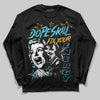 Jordan 11 Retro Gamma Blue (2025) DopeSkill Long Sleeve T-Shirt Fix Your Energy Graphic Streetwear - black