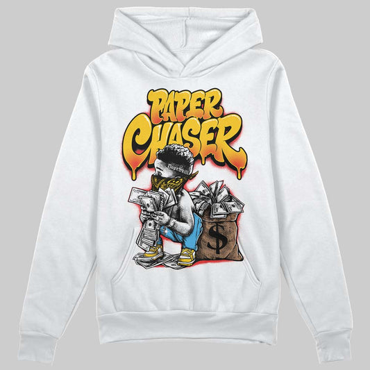 Yellow Sneakers DopeSkill Hoodie Sweatshirt Paper Chaser Boy Graphic Streetwear - White