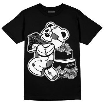 Jordan 12 Playoffs DopeSkill T-Shirt Bear Steals Sneaker Graphic Streetwear - black