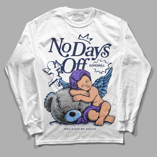 Jordan 5 SE “Georgetown” DopeSkill Long Sleeve T-Shirt New No Days Off Graphic Streetwear