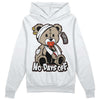 Jordan 1 High OG “Latte” DopeSkill Hoodie Sweatshirt Hurt Bear Graphic Streetwear - White 