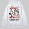 Jordan 1 Low OG "Chicago" DopeSkill Hoodie Sweatshirt Broken Bones Graphic Streetwear - White