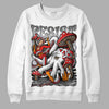 Grey Sneakers DopeSkill Sweatshirt Resist Graphic Streetwear - White 