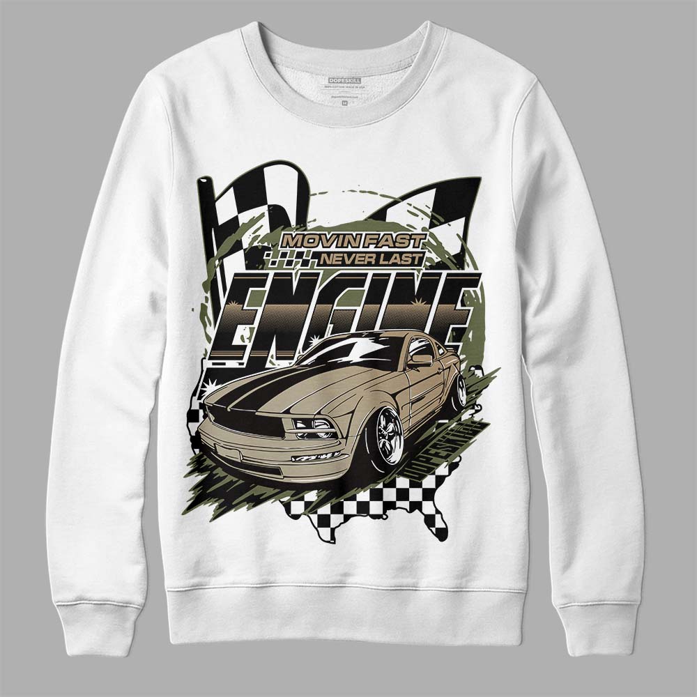 Air Max 90 Ballistic Neutral Olive DopeSkill Sweatshirt ENGINE Tshirt Graphic Streetwear - White