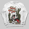 Olive Sneakers DopeSkill Long Sleeve T-Shirt God Got Me Graphic Streetwear - White 