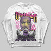 PURPLE Sneakers DopeSkill Long Sleeve T-Shirt Drip Harder Graphic Streetwear - White 