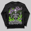 Neon Green Sneakers DopeSkill Long Sleeve T-Shirt Laid Back Graphic Streetwear - Black