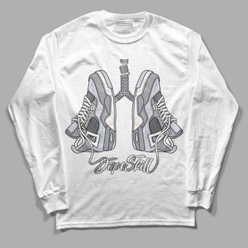 Jordan 4 Retro Frozen Moments DopeSkill Long Sleeve T-Shirt Breathe Graphic Streetwear - White 