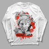 Yeezy Foam Runner Red Dopeskill Long Sleeve T-Shirt Hold My Own Graphic Streetwear - White