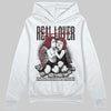 Jordan 14 Retro ‘Black Toe’ DopeSkill Hoodie Sweatshirt Real Lover Graphic Streetwear - White