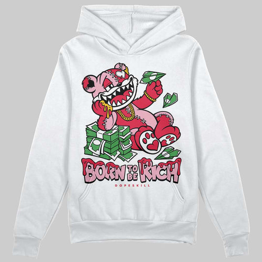 Dunk Low Valentine's Day (2026) DopeSkill Hoodie Sweatshirt Born To Be Rich Graphic Streetwear - White