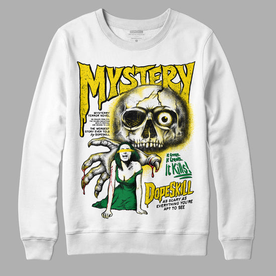 Dunk Reverse Brazil DopeSkill Sweatshirt Mystery Ghostly Grasp Graphic Streetwear - White 