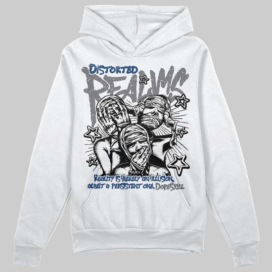 Jordan 9 Retro 'Flint Grey' 2026 DopeSkill Hoodie Sweatshirt Distorted Realms Graphic Streetwear - White 