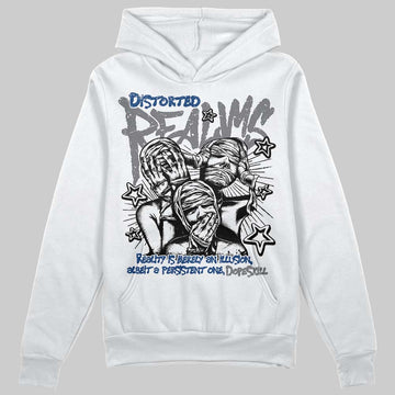 Jordan 9 Retro 'Flint Grey' 2026 DopeSkill Hoodie Sweatshirt Distorted Realms Graphic Streetwear - White 