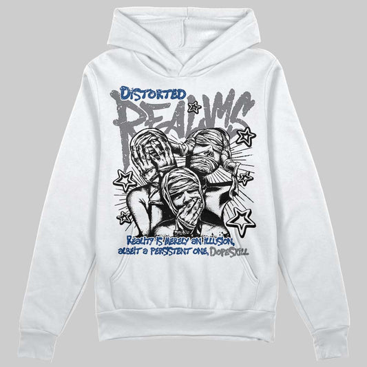 Jordan 9 Retro 'Flint Grey' 2026 DopeSkill Hoodie Sweatshirt Distorted Realms Graphic Streetwear - White 