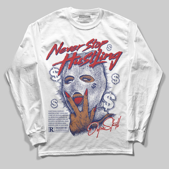 Jordan 11 “Rare Air” DopeSkill Long Sleeve T-Shirt Never Stop Hustling Graphic Streetwear