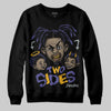 Jordan 4 Retro Lakers DopeSkill Sweatshirt Two Sides Graphic Streetwear - black