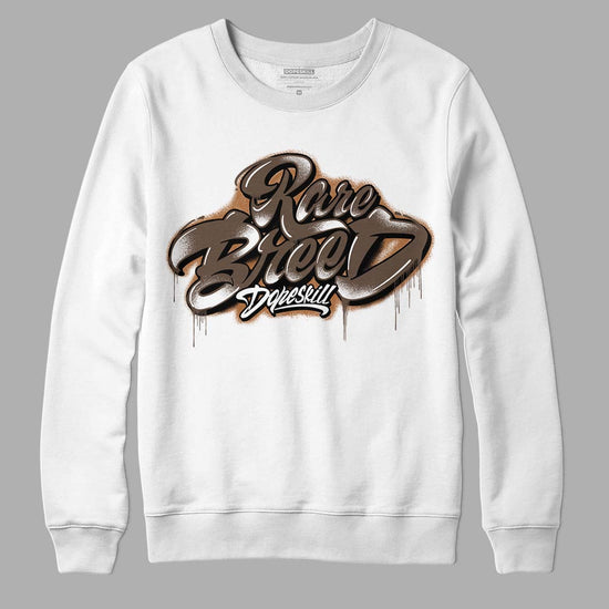 Jordan 1 Retro High OG Palomino DopeSkill Sweatshirt Rare Breed Type Graphic Streetwear - White