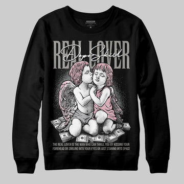 Air Max 95 OG “Pink Foam” DopeSkill Sweatshirt Real Lover Graphic Streetwear - Black
