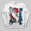 Jordan 4 Retro GS 'Messy Room' DopeSkill Long Sleeve T-Shirt Trust God Graphic Streetwear - White