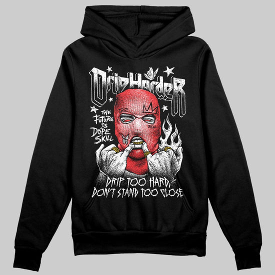 Black and White Sneakers DopeSkill Hoodie Sweatshirt Drip Harder Graphic Streetwear - Black
