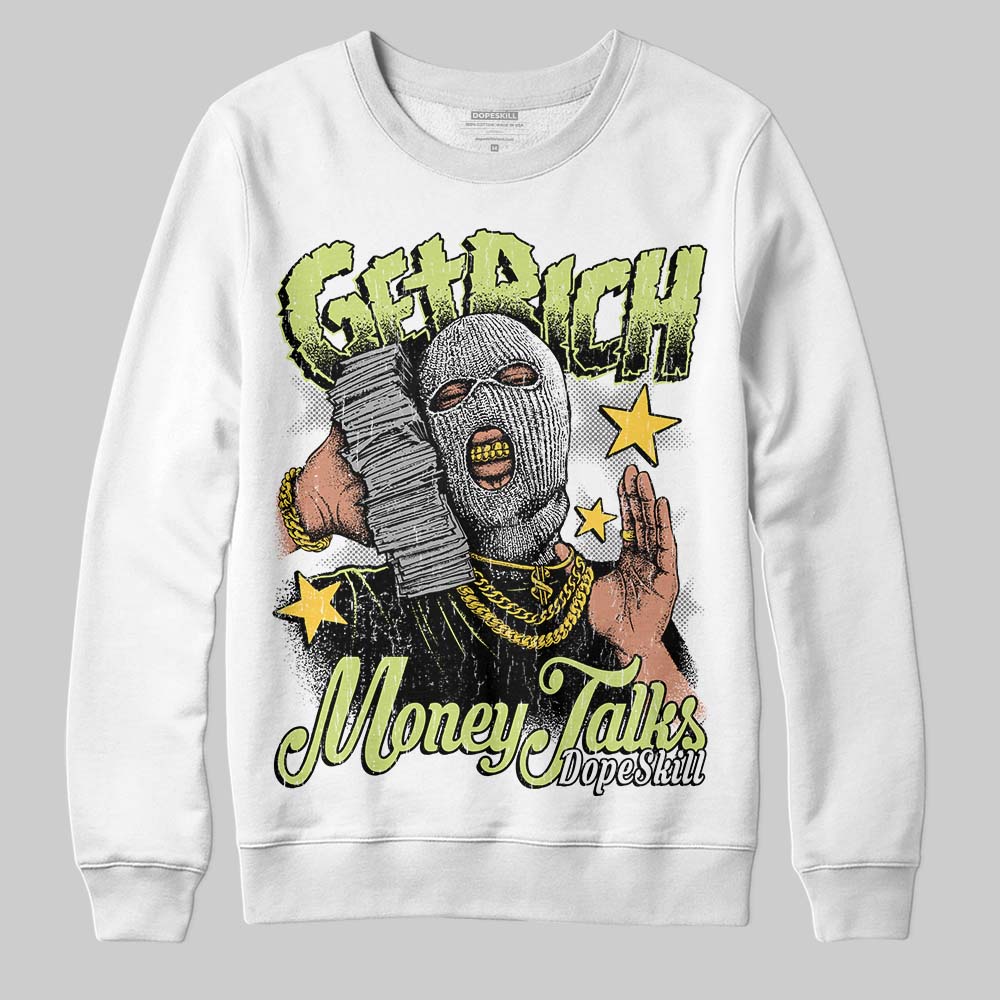 Jordan 11 “Inner Beast” DopeSkill Sweatshirt Get Rich Graphic Streetwear - White