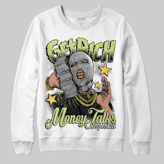 Jordan 11 “Inner Beast” DopeSkill Sweatshirt Get Rich Graphic Streetwear - White