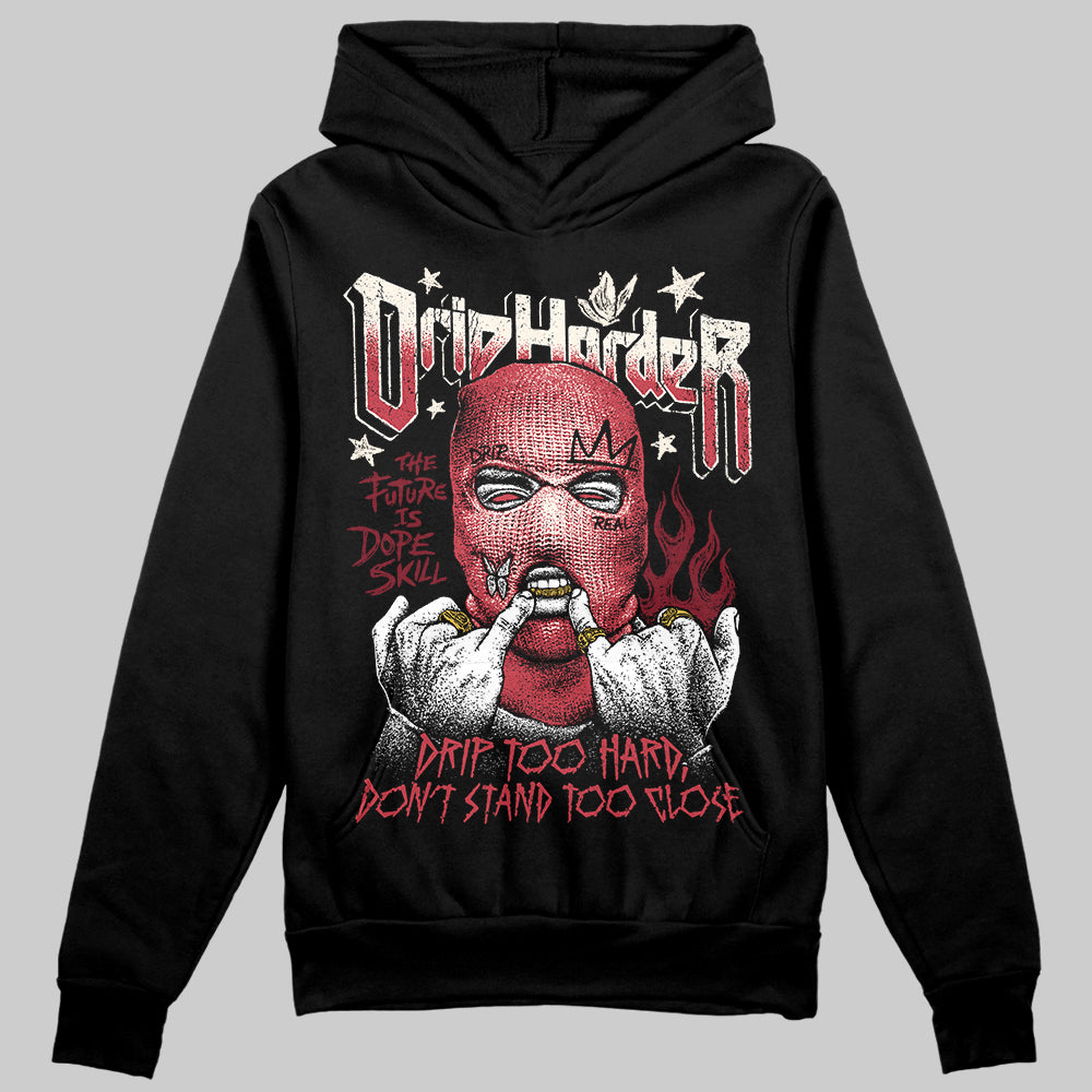 Jordan 4 “Sierra Red" DopeSkill Hoodie Sweatshirt Drip Harder Graphic Streetwear - Black