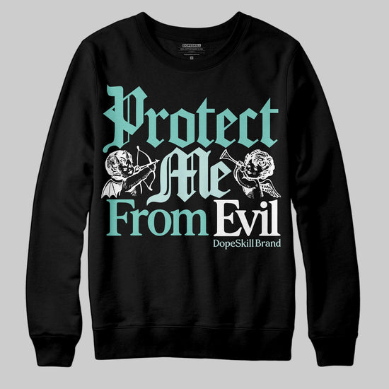 Jordan 11 Low "Igloo" DopeSkill Sweatshirt Protect Me From Evil Graphic Streetwear - Black