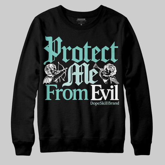 Jordan 11 Low "Igloo" DopeSkill Sweatshirt Protect Me From Evil Graphic Streetwear - Black