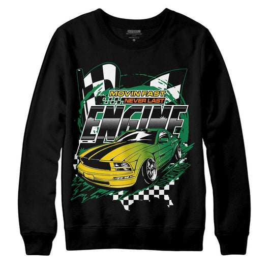 Green Sneakers DopeSkill Sweatshirt ENGINE Tshirt Graphic Streetwear - Black 